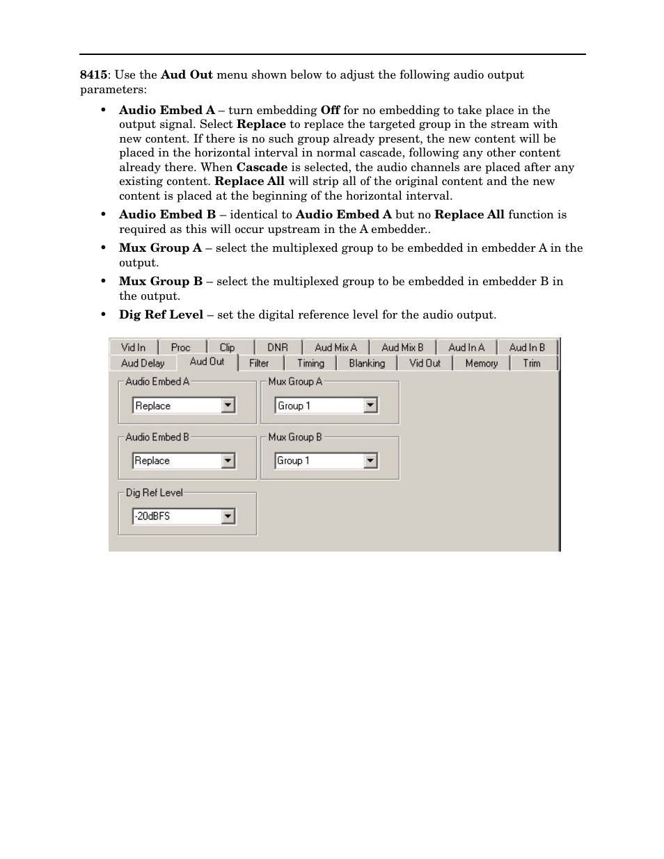Ensemble Designs 8500 Composite / SD Legalizer and Video Processing Frame Sync User Manual | Page 41 / 76