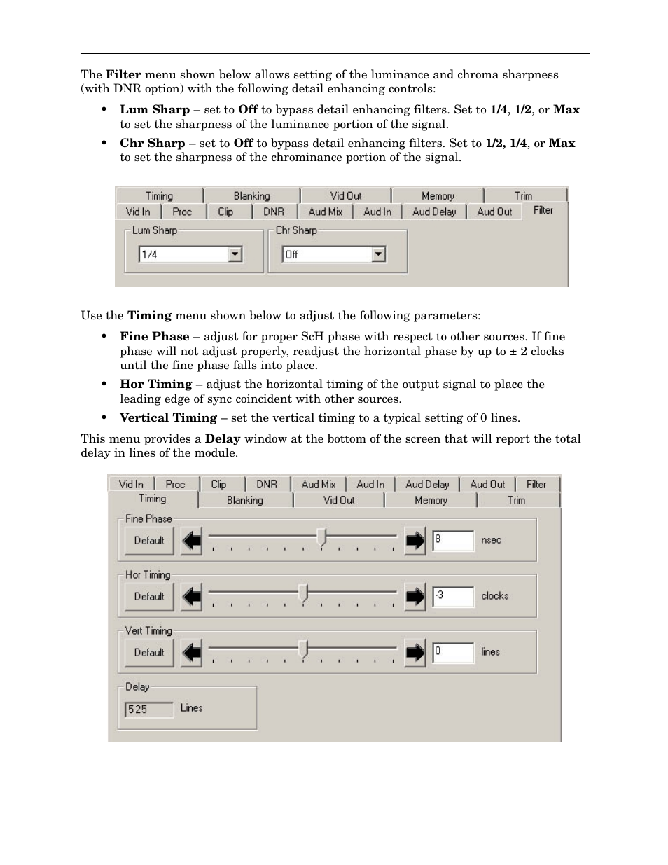 Ensemble Designs 8500 Composite / SD Legalizer and Video Processing Frame Sync User Manual | Page 42 / 76