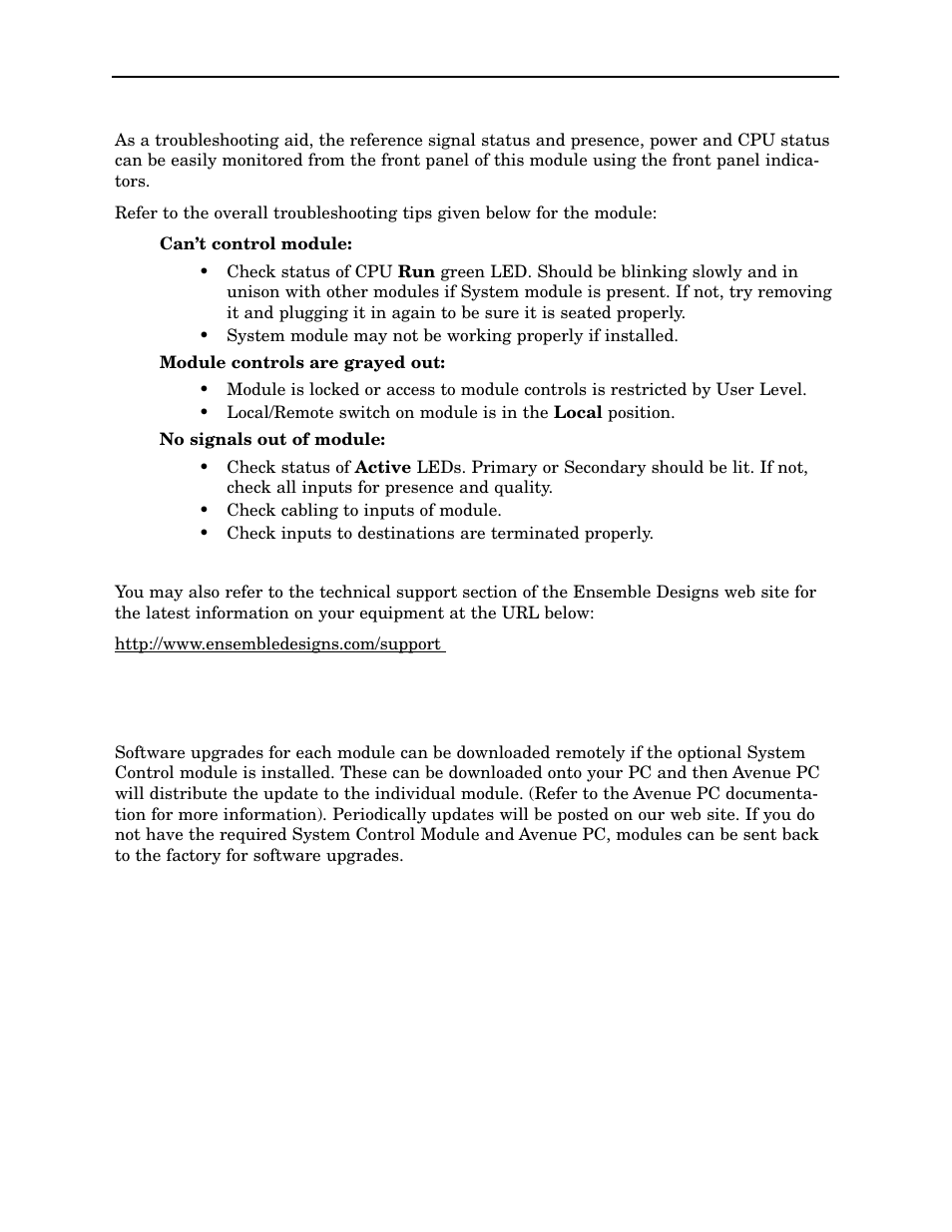Ensemble Designs 8500 Composite / SD Legalizer and Video Processing Frame Sync User Manual | Page 68 / 76