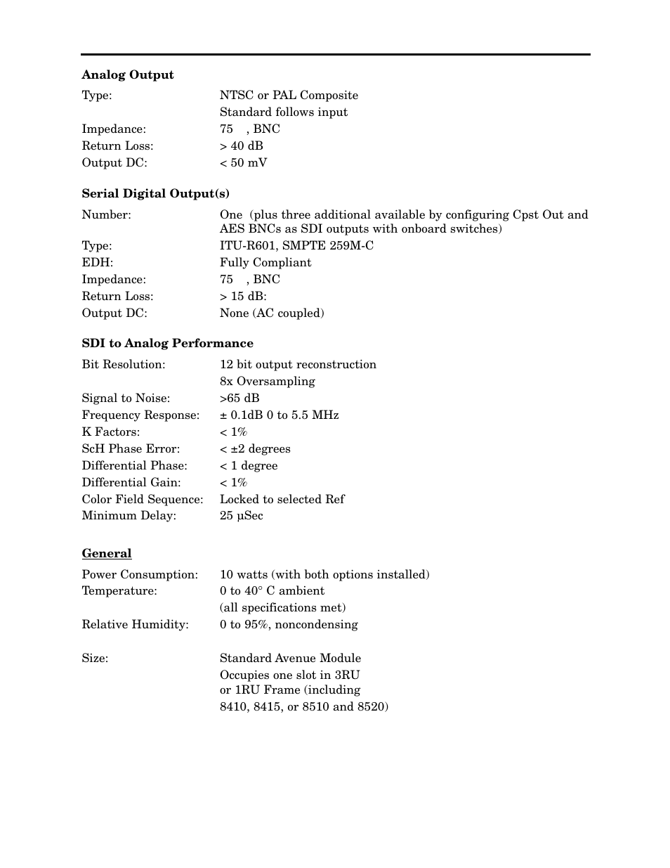 Ensemble Designs 8500 Composite / SD Legalizer and Video Processing Frame Sync User Manual | Page 71 / 76