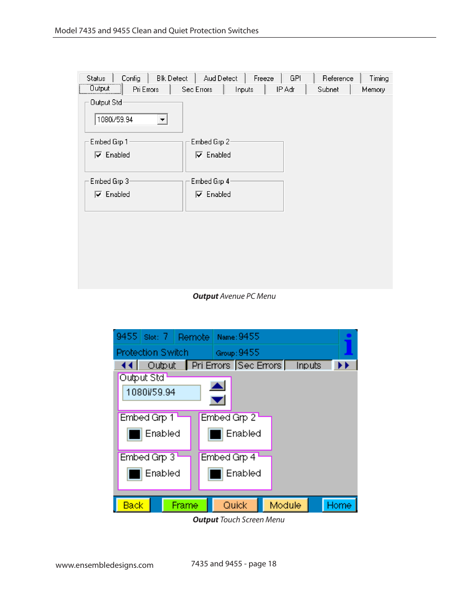 Ensemble Designs 9455 3G Clean and Quiet Protection Switch User Manual | Page 18 / 64