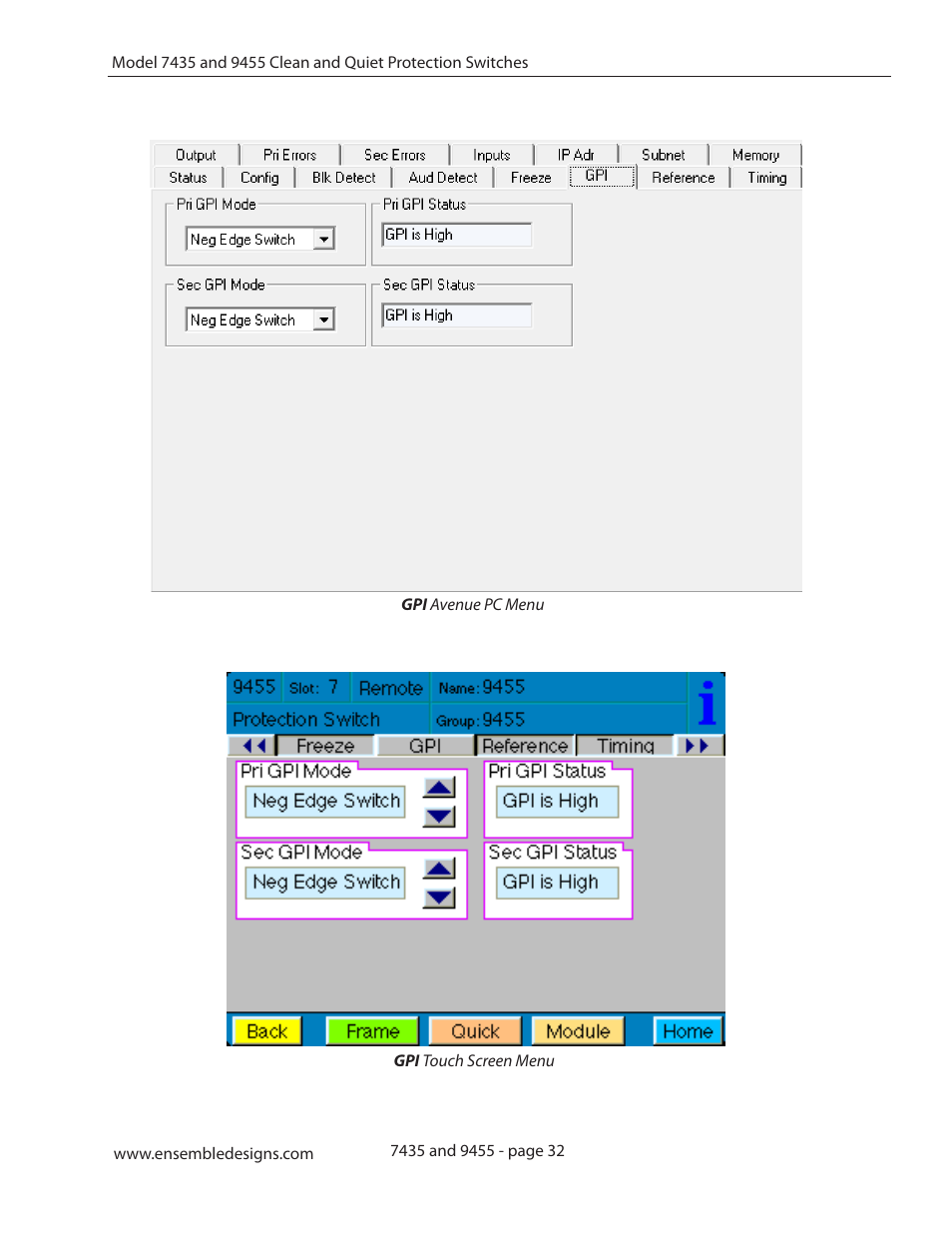 Ensemble Designs 9455 3G Clean and Quiet Protection Switch User Manual | Page 32 / 64