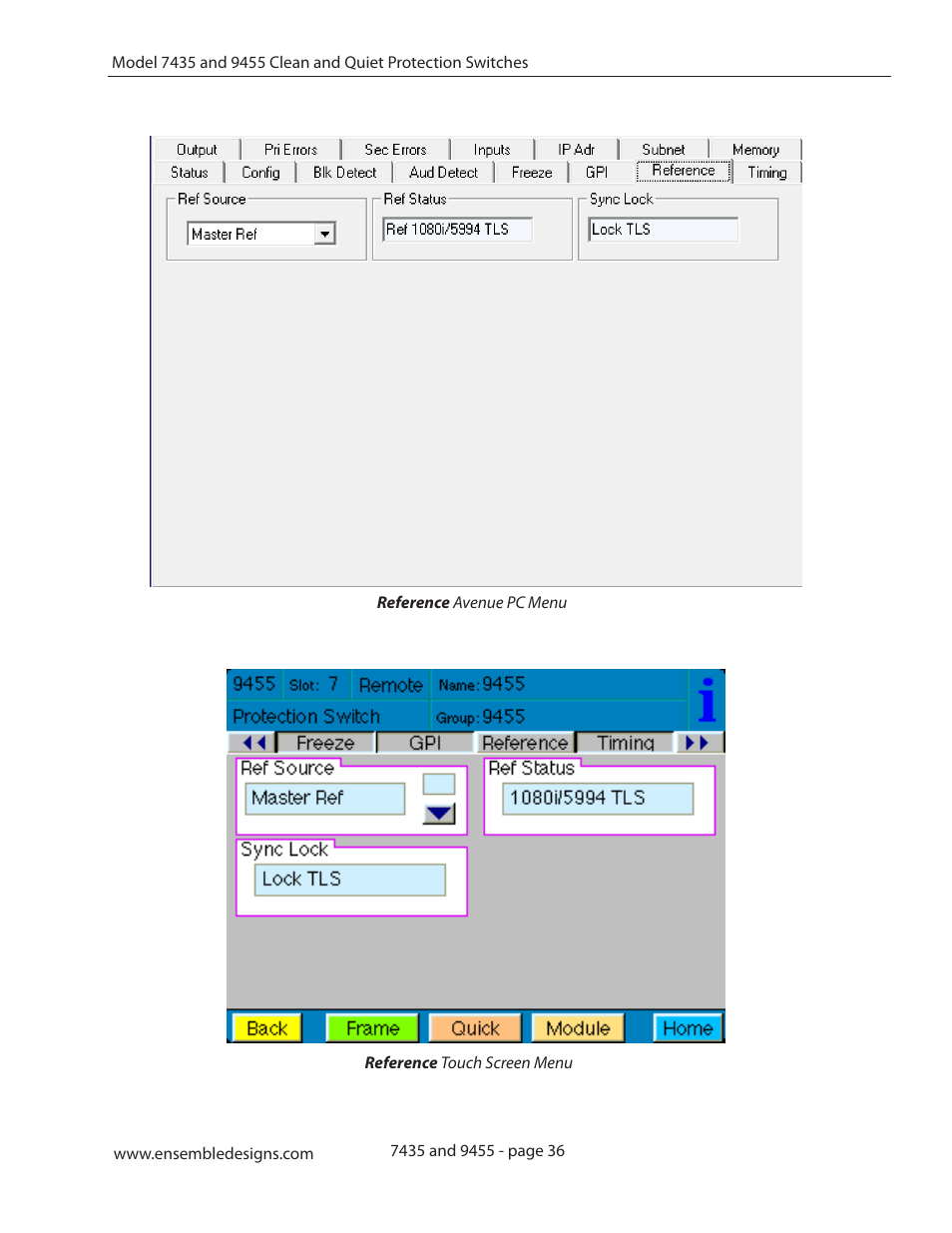 Ensemble Designs 9455 3G Clean and Quiet Protection Switch User Manual | Page 36 / 64