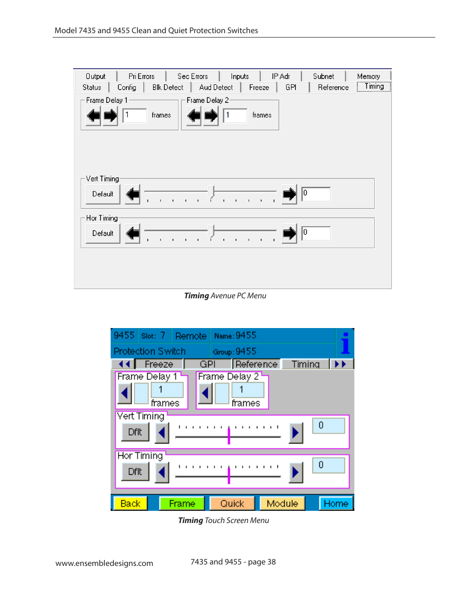 Ensemble Designs 9455 3G Clean and Quiet Protection Switch User Manual | Page 38 / 64