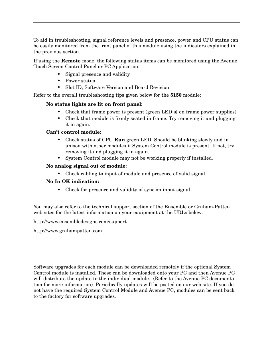 Ensemble Designs 5150 DA for Analog Video, AES and Tri-Level Sync User Manual | Page 10 / 12