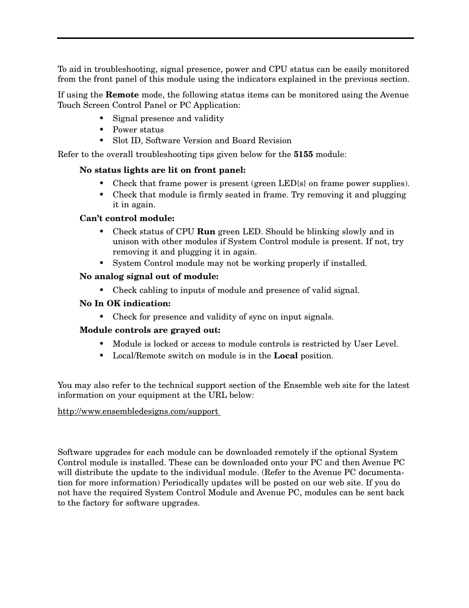 Ensemble Designs 5155 Dual Analog Video, TLS, AES DA User Manual | Page 10 / 12