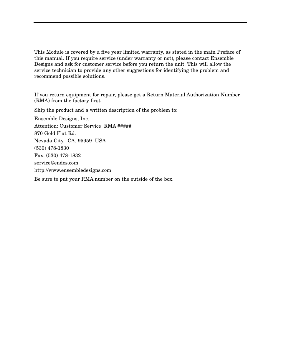 Ensemble Designs 5155 Dual Analog Video, TLS, AES DA User Manual | Page 11 / 12