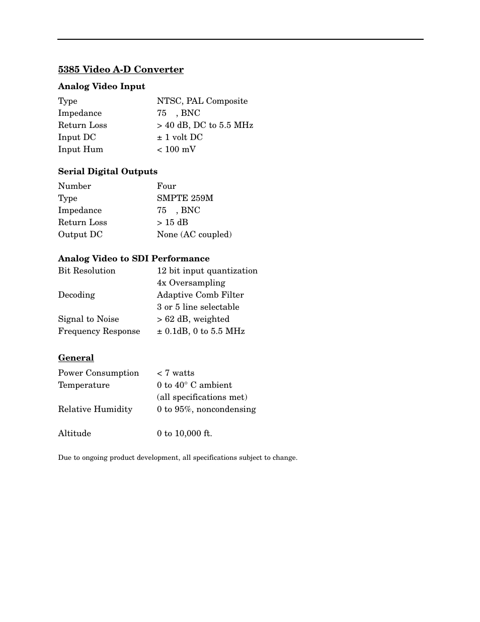 Ensemble Designs 5385 Analog Composite to Digital Converter User Manual | Page 16 / 16