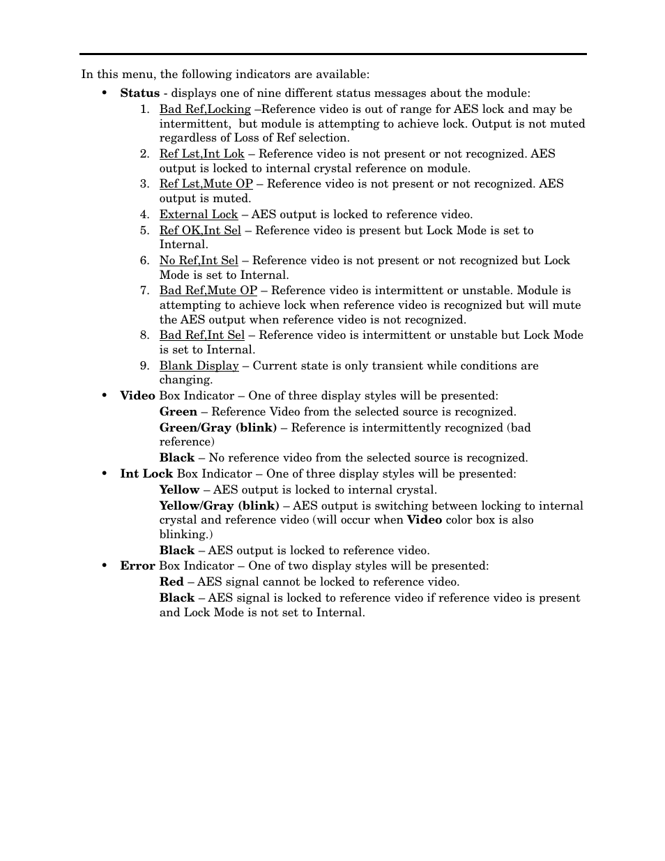 Ensemble Designs 6030 Video-Reference AES/ Word Clock Generator User Manual | Page 12 / 15