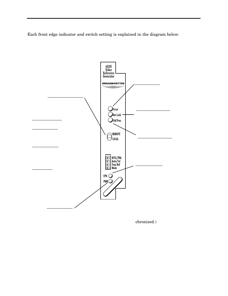 Ensemble Designs 6030 Video-Reference AES/ Word Clock Generator User Manual | Page 8 / 15