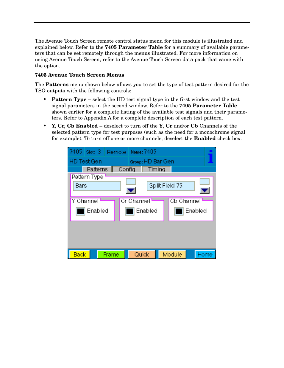 Ensemble Designs 7405 HD Test Signal Generator User Manual | Page 11 / 20