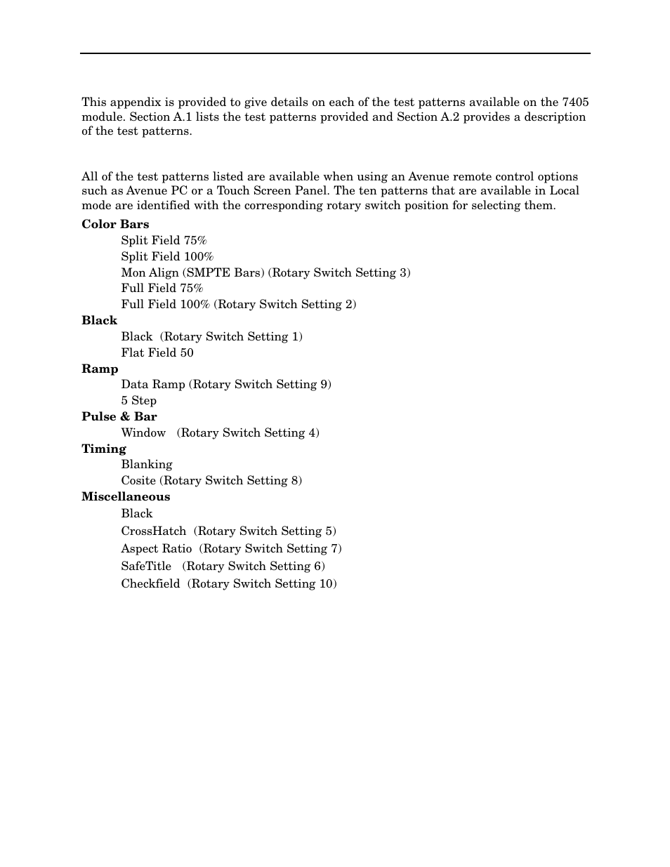 Ensemble Designs 7405 HD Test Signal Generator User Manual | Page 17 / 20