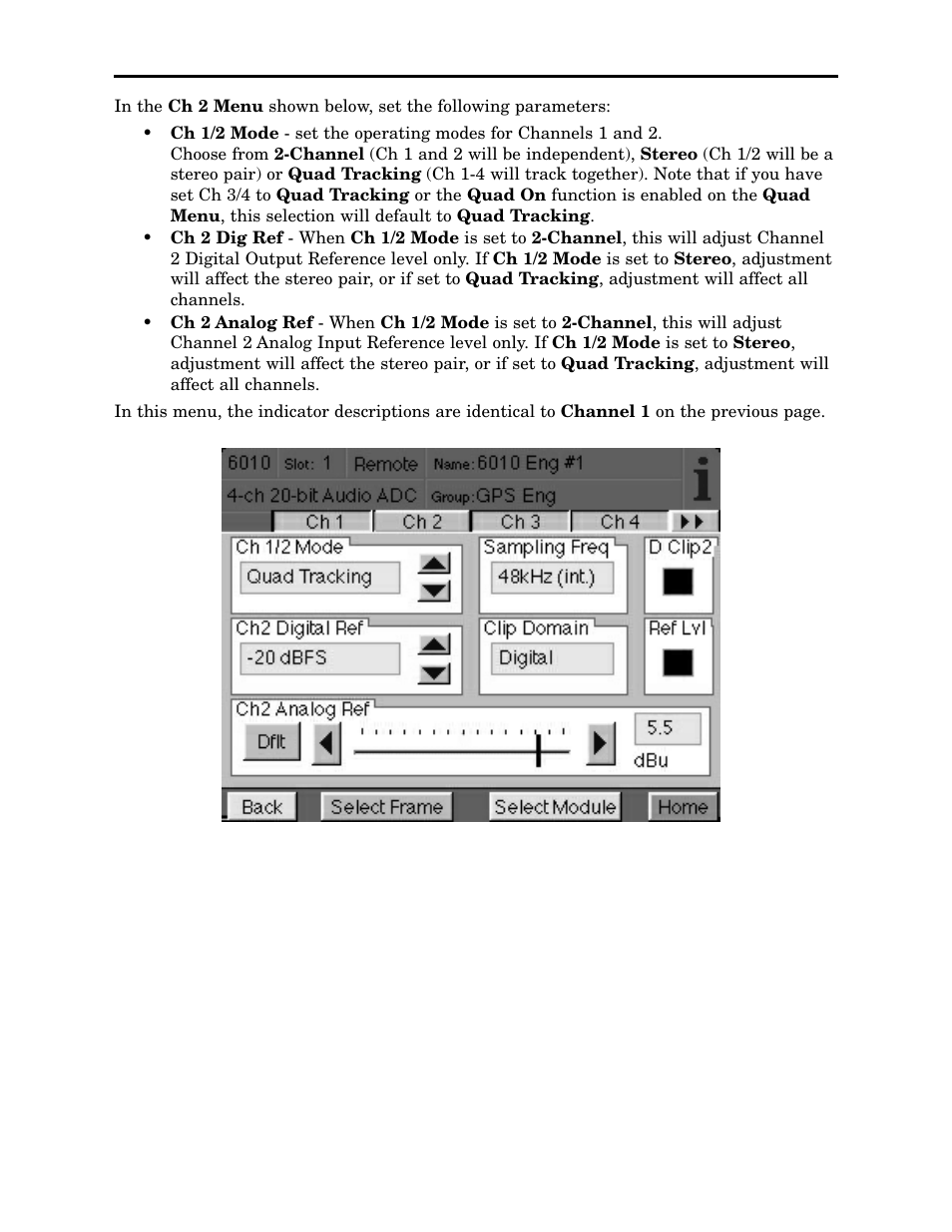 Ensemble Designs 6010 Four Channel 24-bit Audio ADC User Manual | Page 13 / 19