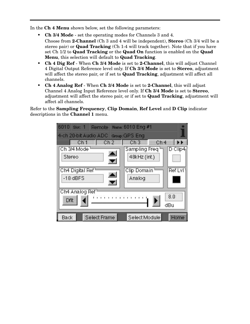 Ensemble Designs 6010 Four Channel 24-bit Audio ADC User Manual | Page 15 / 19