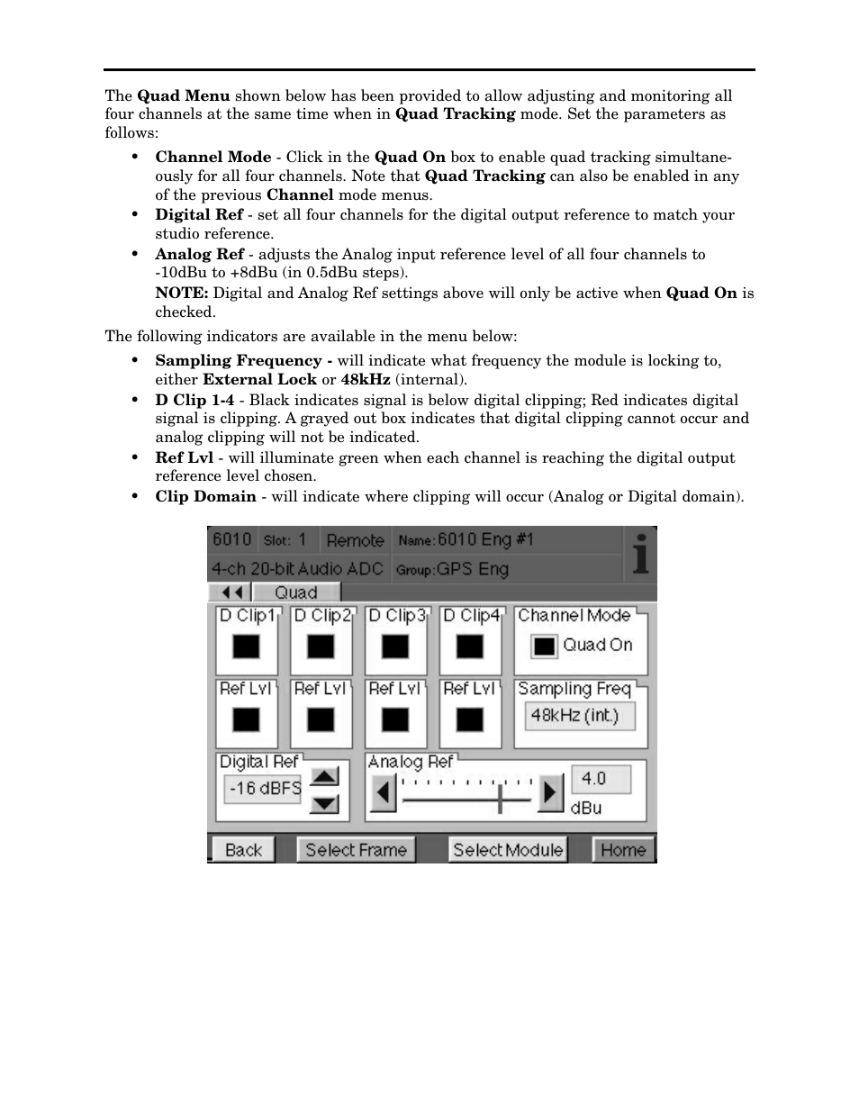 Ensemble Designs 6010 Four Channel 24-bit Audio ADC User Manual | Page 16 / 19