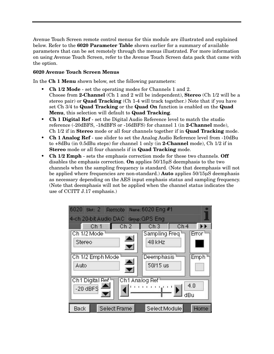 Ensemble Designs 6020 Four Channel 24-bit Audio DAC User Manual | Page 15 / 26