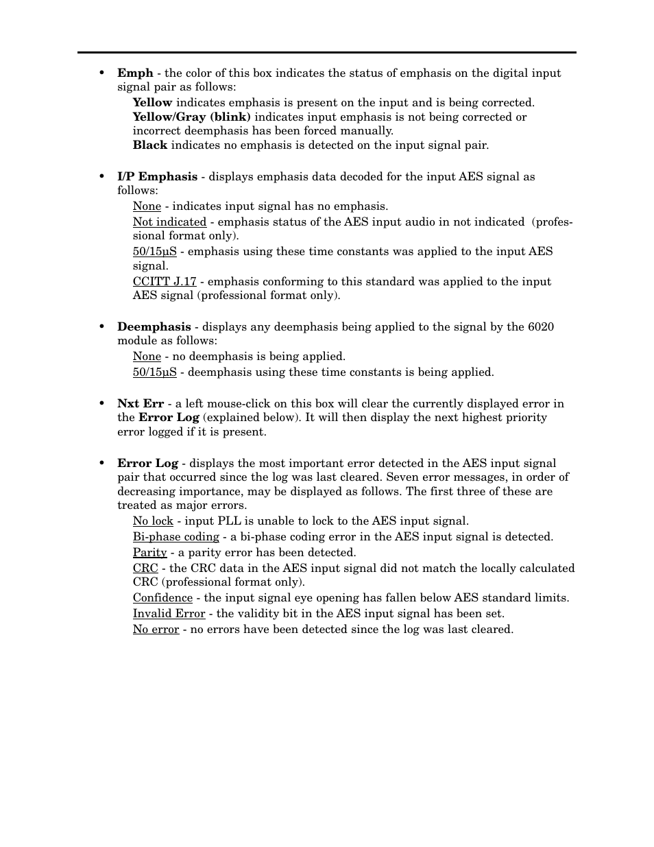 Ensemble Designs 6020 Four Channel 24-bit Audio DAC User Manual | Page 22 / 26