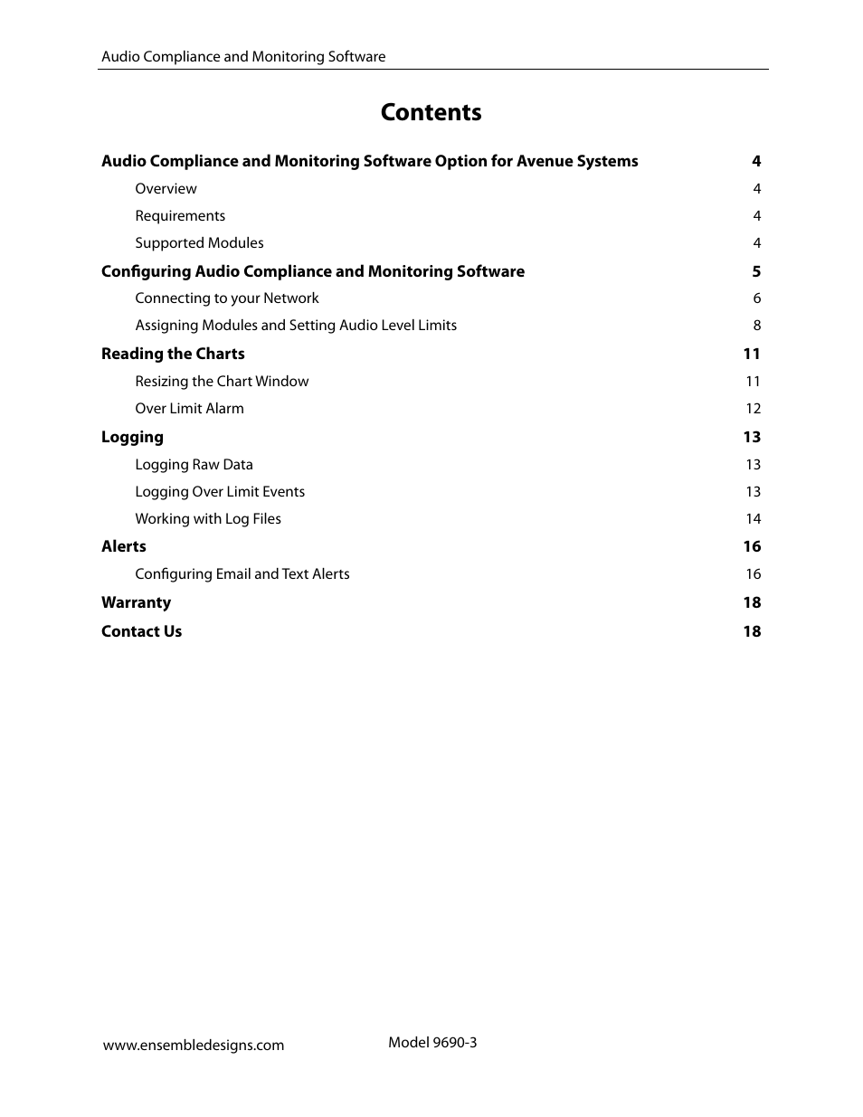 Ensemble Designs 9670 Audio Automatic Gain and Loudness Control and 9690 Audio Compliance and Monitoring Software User Manual | Page 3 / 18