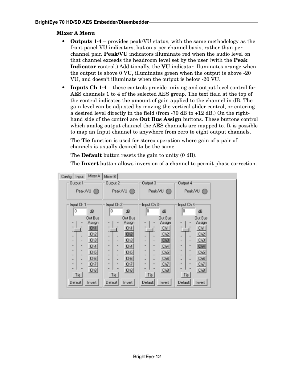Ensemble Designs BrightEye 70 HD/SD AES Embedder/Disembedder User Manual | Page 12 / 26