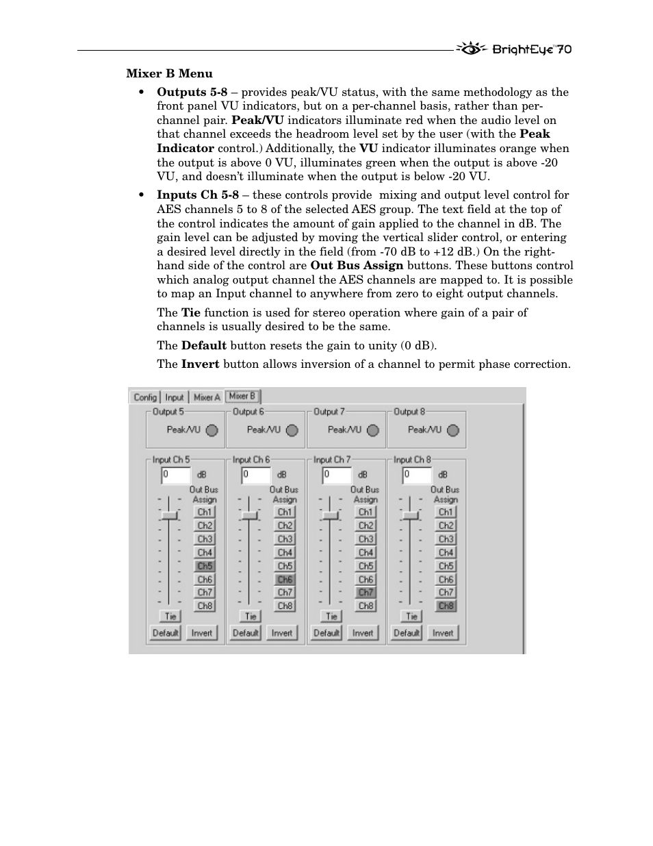 Ensemble Designs BrightEye 70 HD/SD AES Embedder/Disembedder User Manual | Page 13 / 26