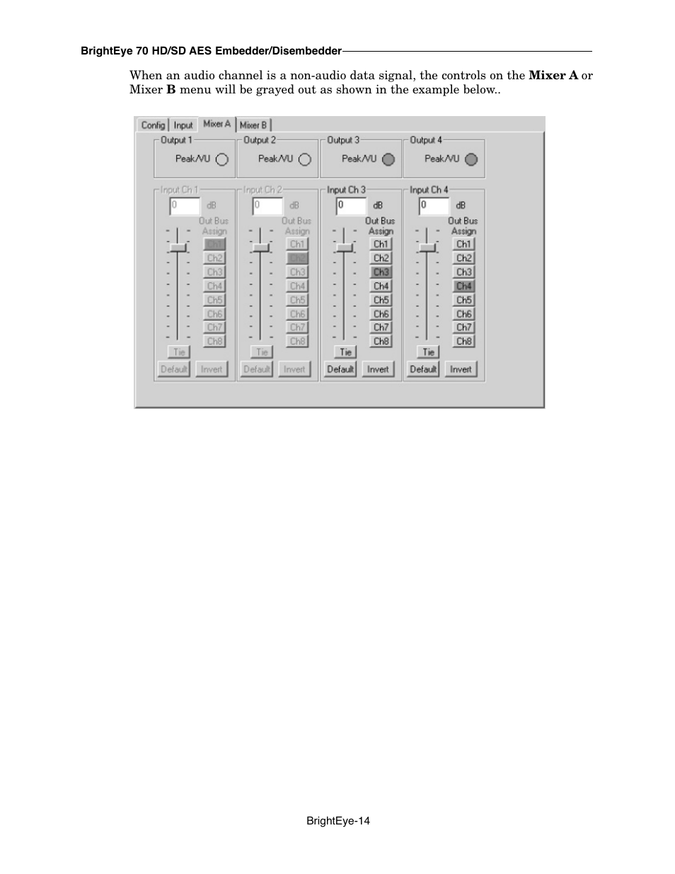Ensemble Designs BrightEye 70 HD/SD AES Embedder/Disembedder User Manual | Page 14 / 26