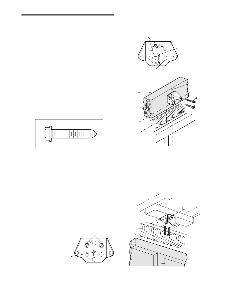 Install the header bracket, Installation step 2 | Chamberlain CG40 User Manual | Page 14 / 40