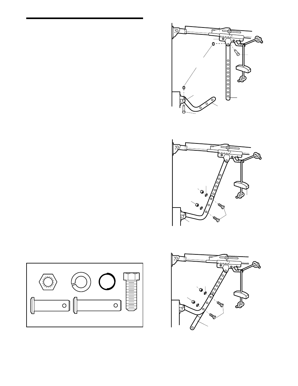 Connect door arm to trolley, Installation step 12 | Chamberlain CG40 User Manual | Page 26 / 40