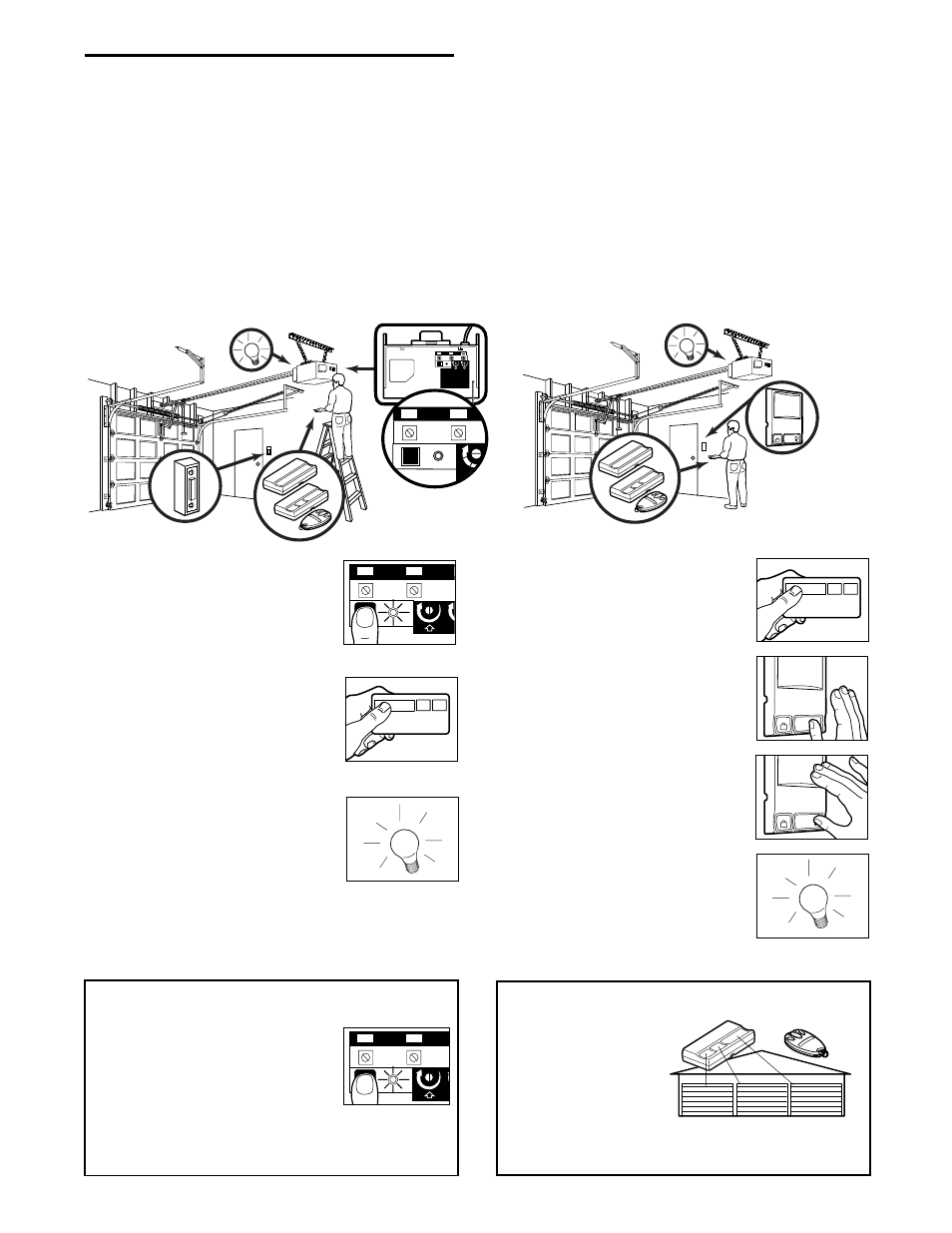 Programming, Multi-function remotes | Chamberlain CG40 User Manual | Page 35 / 40