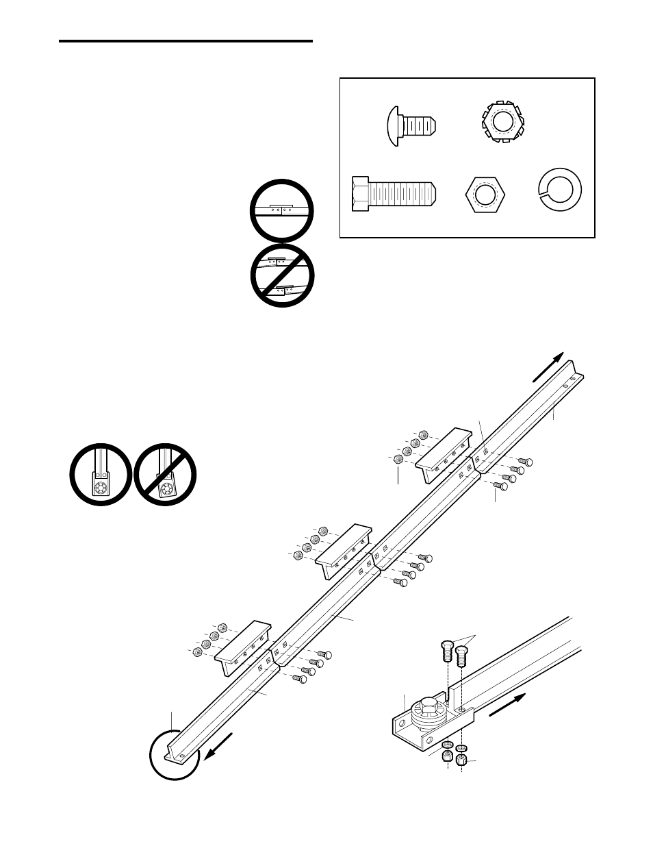 Assembly, Assembly step 1 | Chamberlain CG40 User Manual | Page 8 / 40