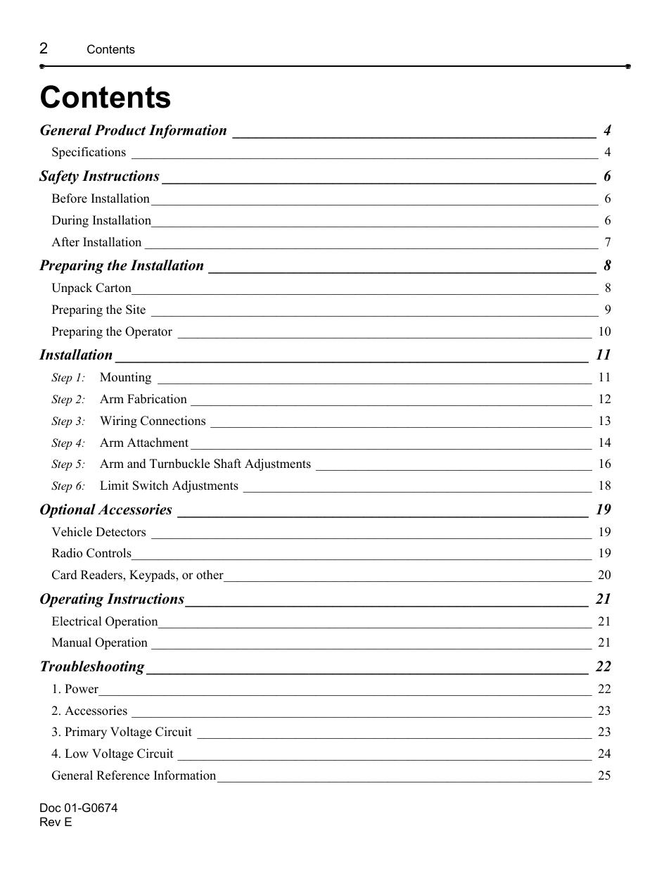 Chamberlain BG790 User Manual | Page 2 / 32