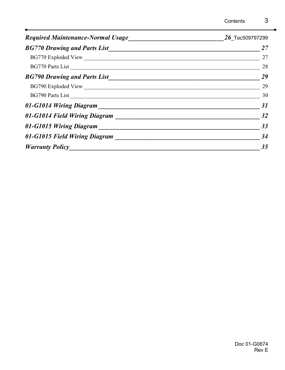 Chamberlain BG790 User Manual | Page 3 / 32