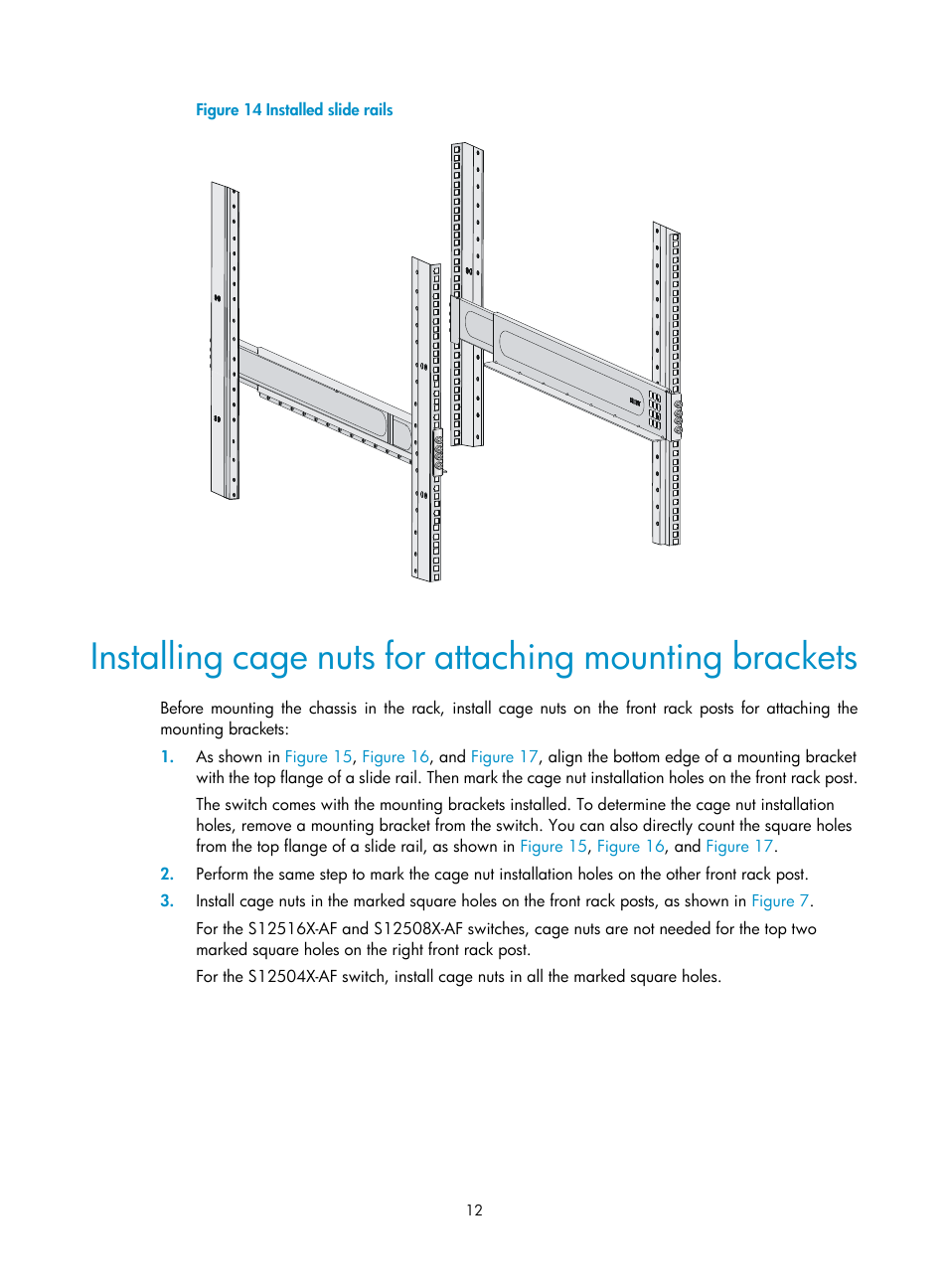 H3C Technologies H3C S12500X-AF Series Switches User Manual | Page 16 / 53