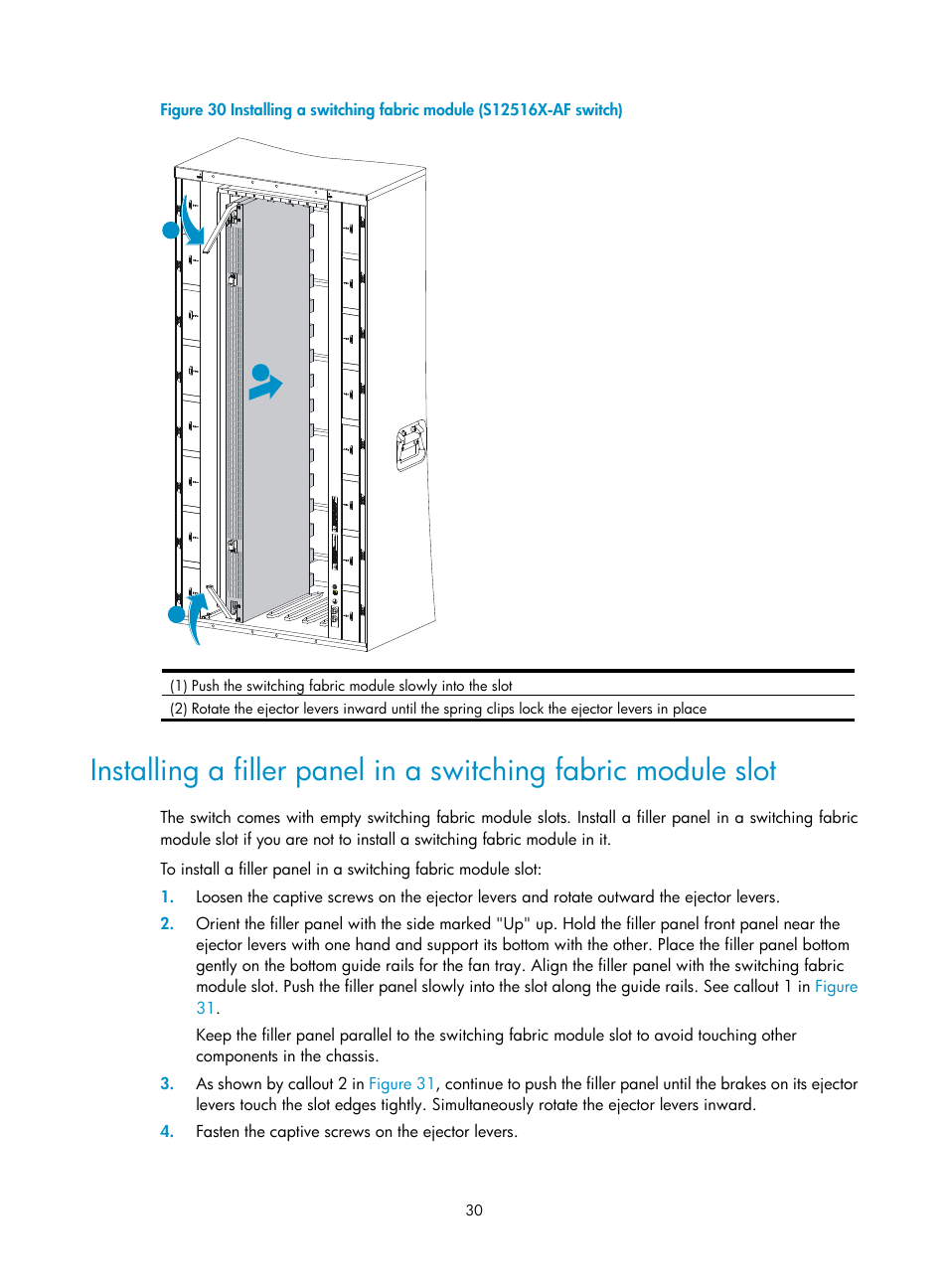 H3C Technologies H3C S12500X-AF Series Switches User Manual | Page 34 / 53