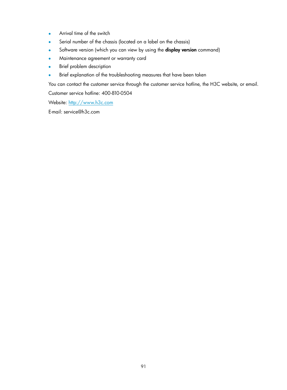 H3C Technologies H3C S12500 Series Switches User Manual | Page 101 / 170