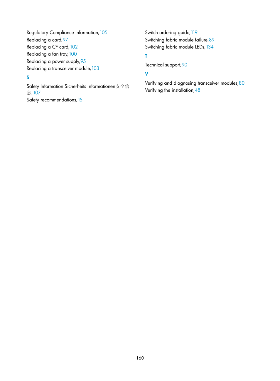 H3C Technologies H3C S12500 Series Switches User Manual | Page 170 / 170