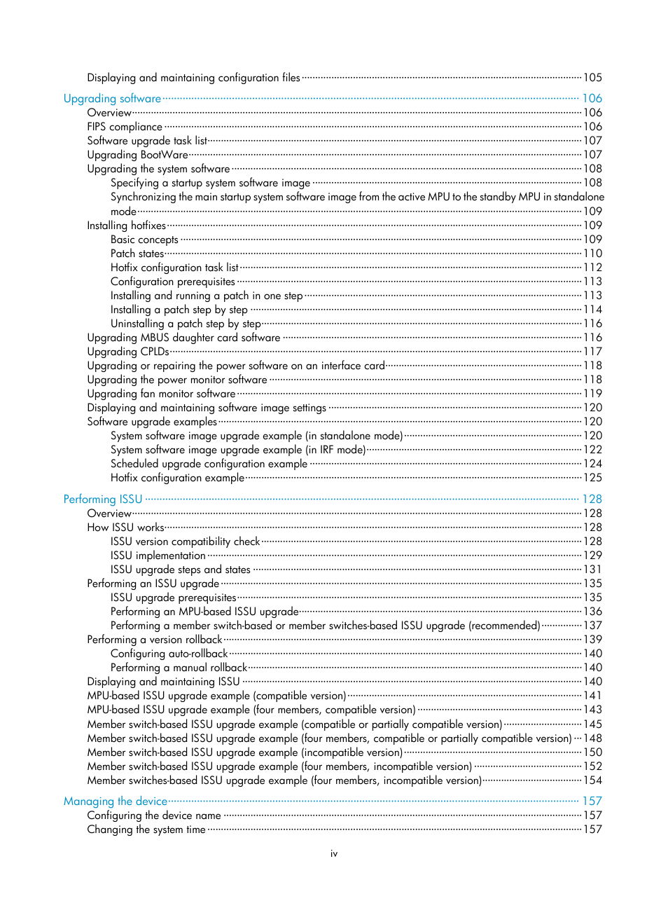 H3C Technologies H3C S12500 Series Switches User Manual | Page 10 / 237