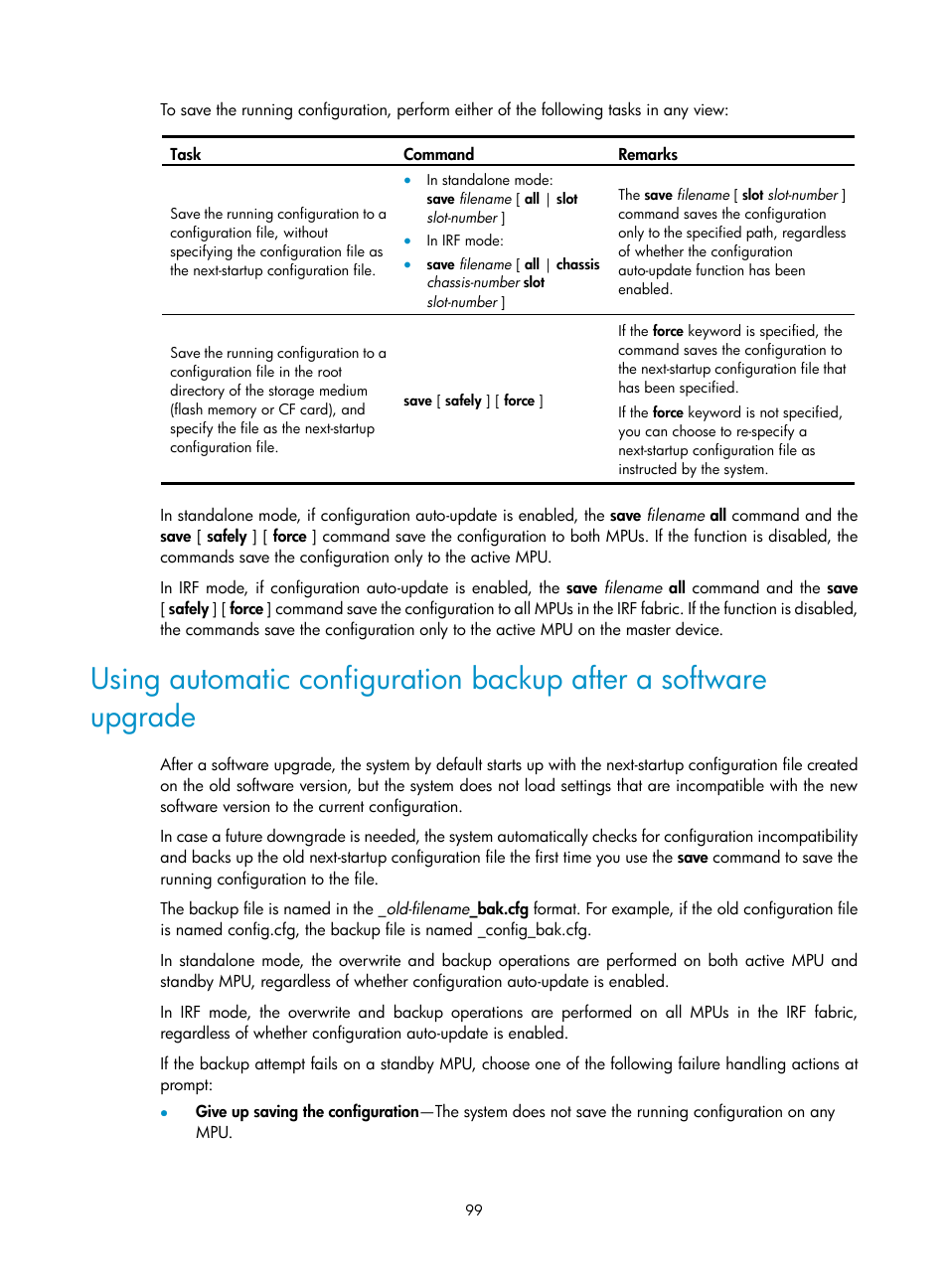 Bed in | H3C Technologies H3C S12500 Series Switches User Manual | Page 111 / 237