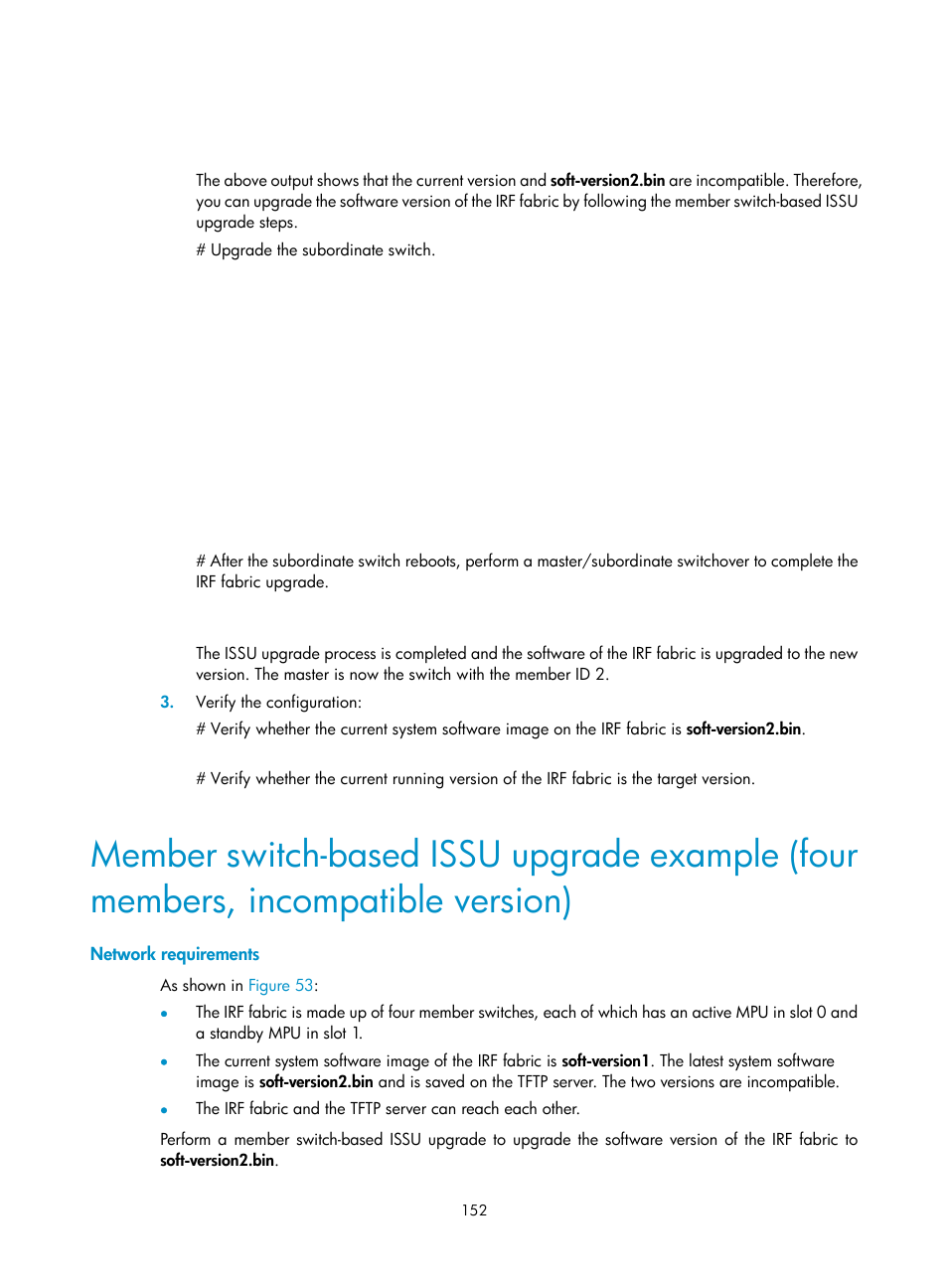 Network requirements | H3C Technologies H3C S12500 Series Switches User Manual | Page 164 / 237