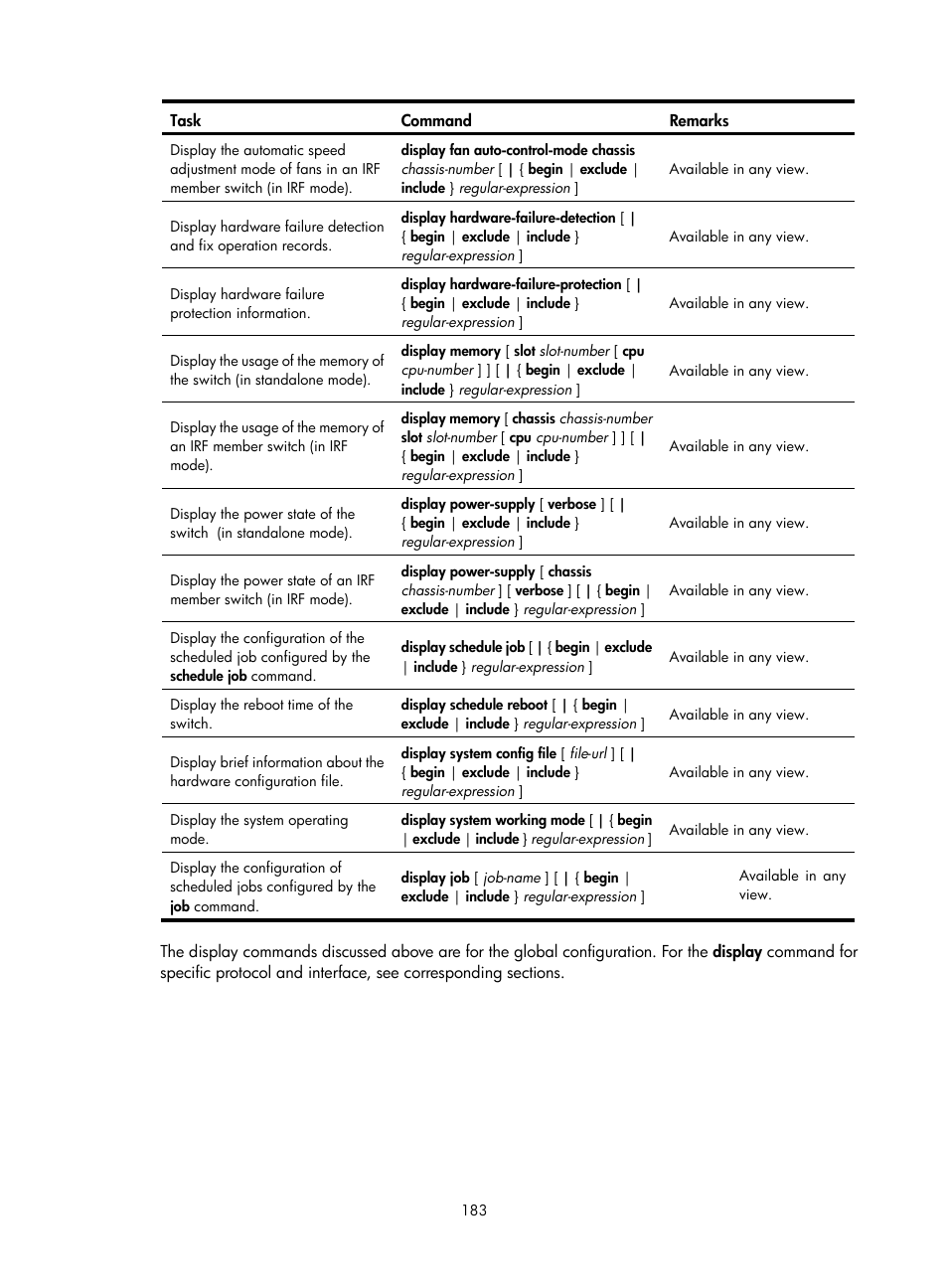 H3C Technologies H3C S12500 Series Switches User Manual | Page 195 / 237