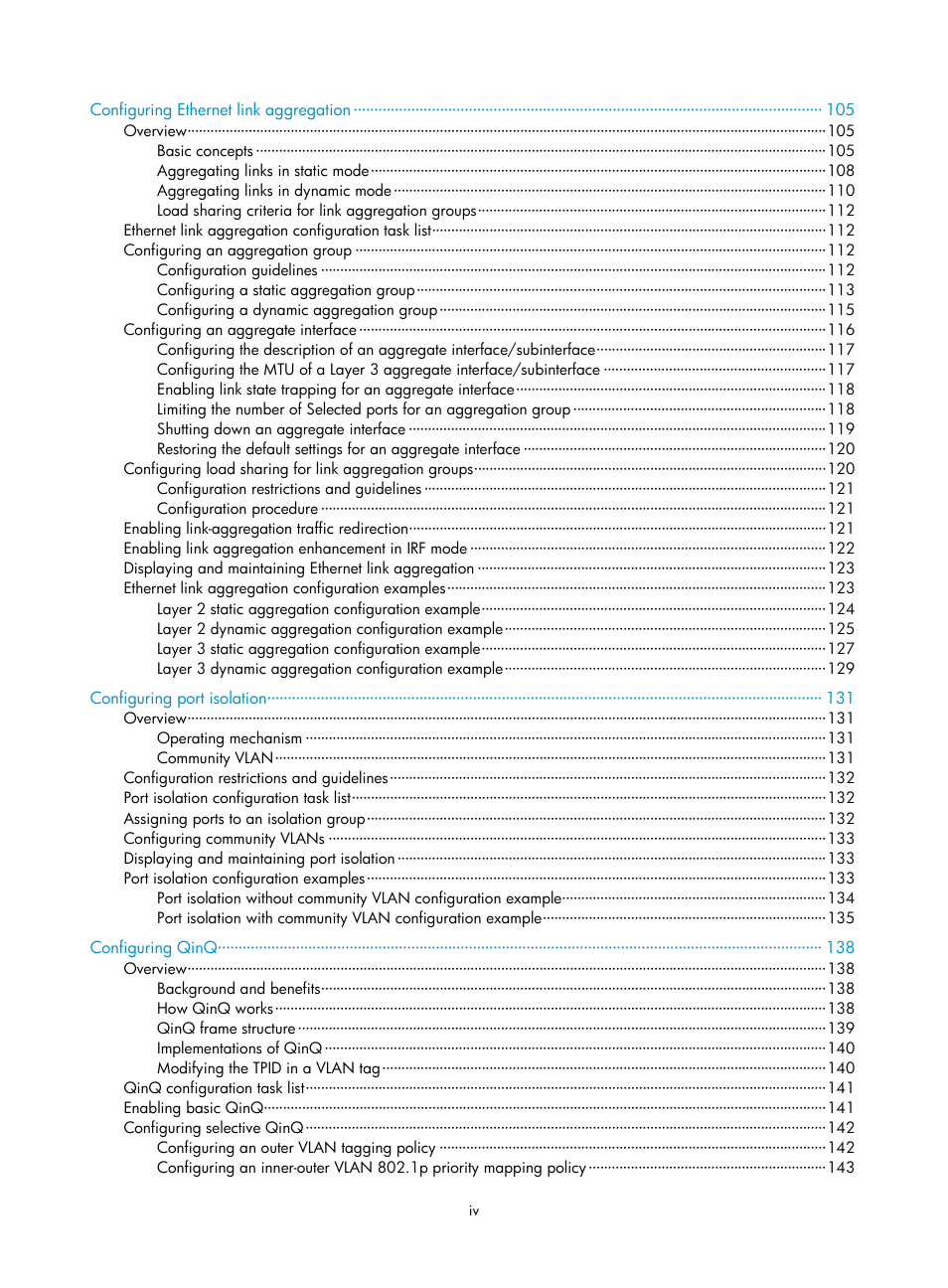 H3C Technologies H3C S12500 Series Switches User Manual | Page 10 / 270