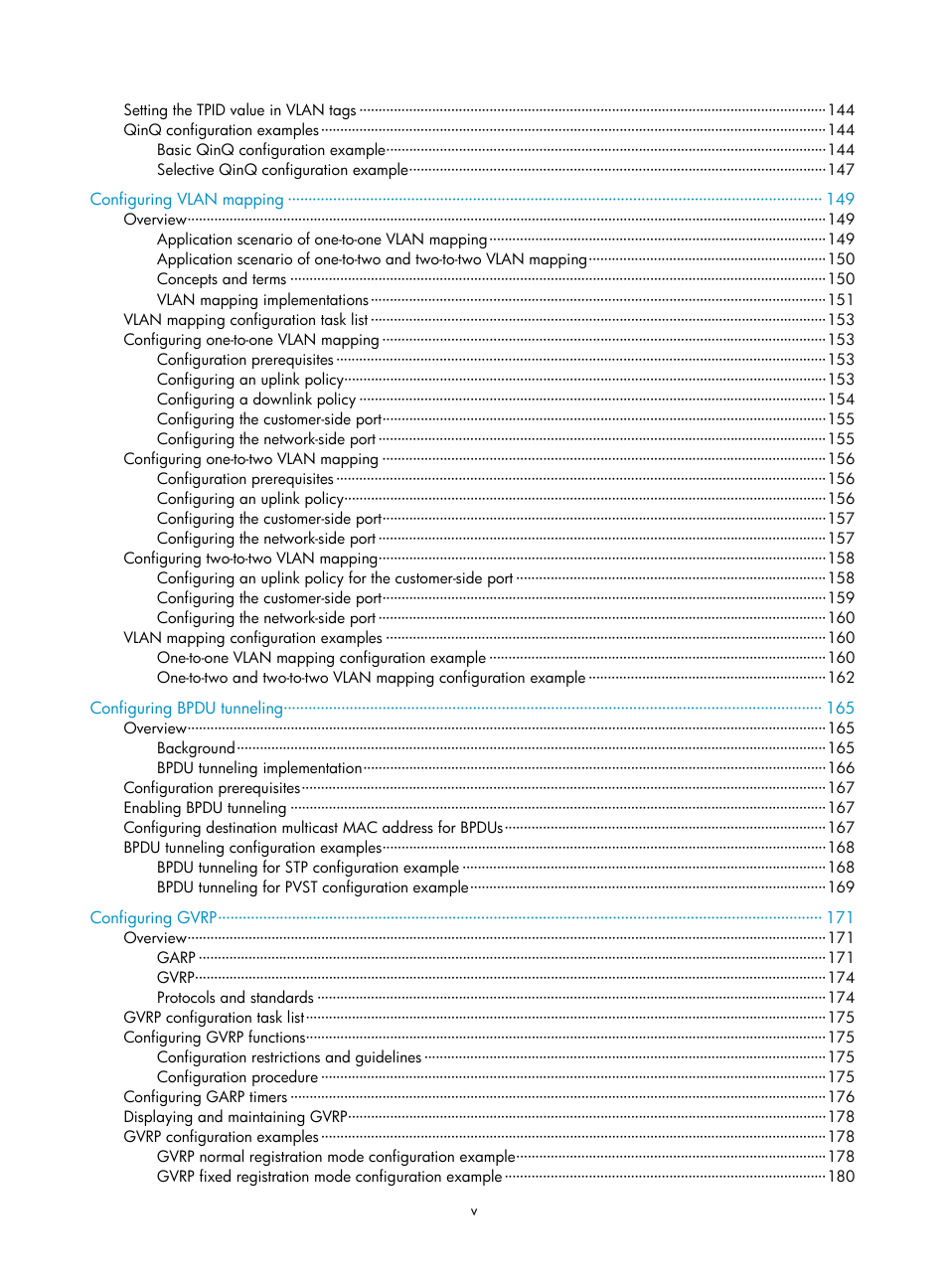 H3C Technologies H3C S12500 Series Switches User Manual | Page 11 / 270