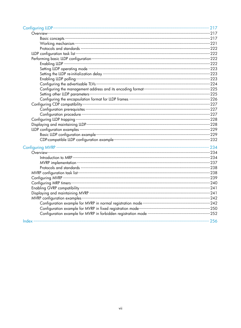 H3C Technologies H3C S12500 Series Switches User Manual | Page 13 / 270