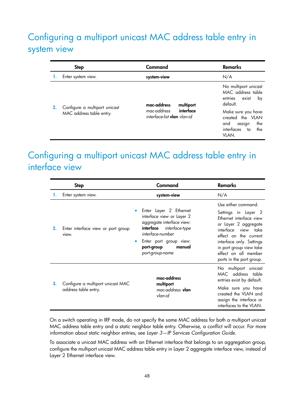 H3C Technologies H3C S12500 Series Switches User Manual | Page 61 / 270