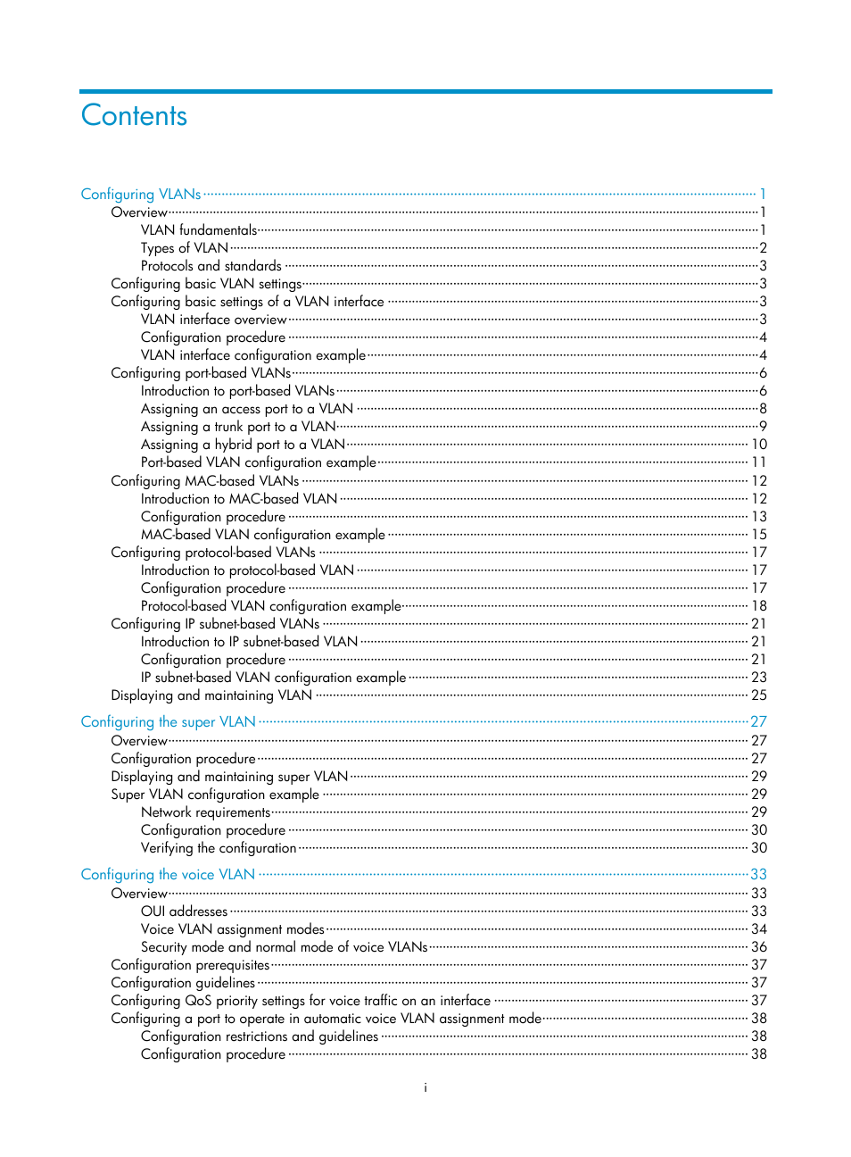H3C Technologies H3C S12500 Series Switches User Manual | Page 7 / 270