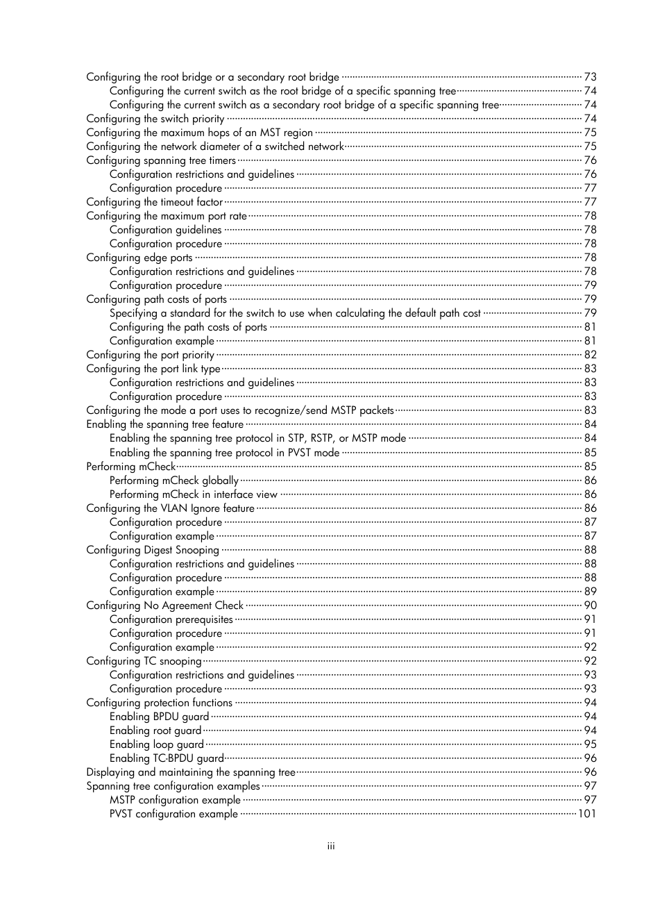 H3C Technologies H3C S12500 Series Switches User Manual | Page 9 / 270