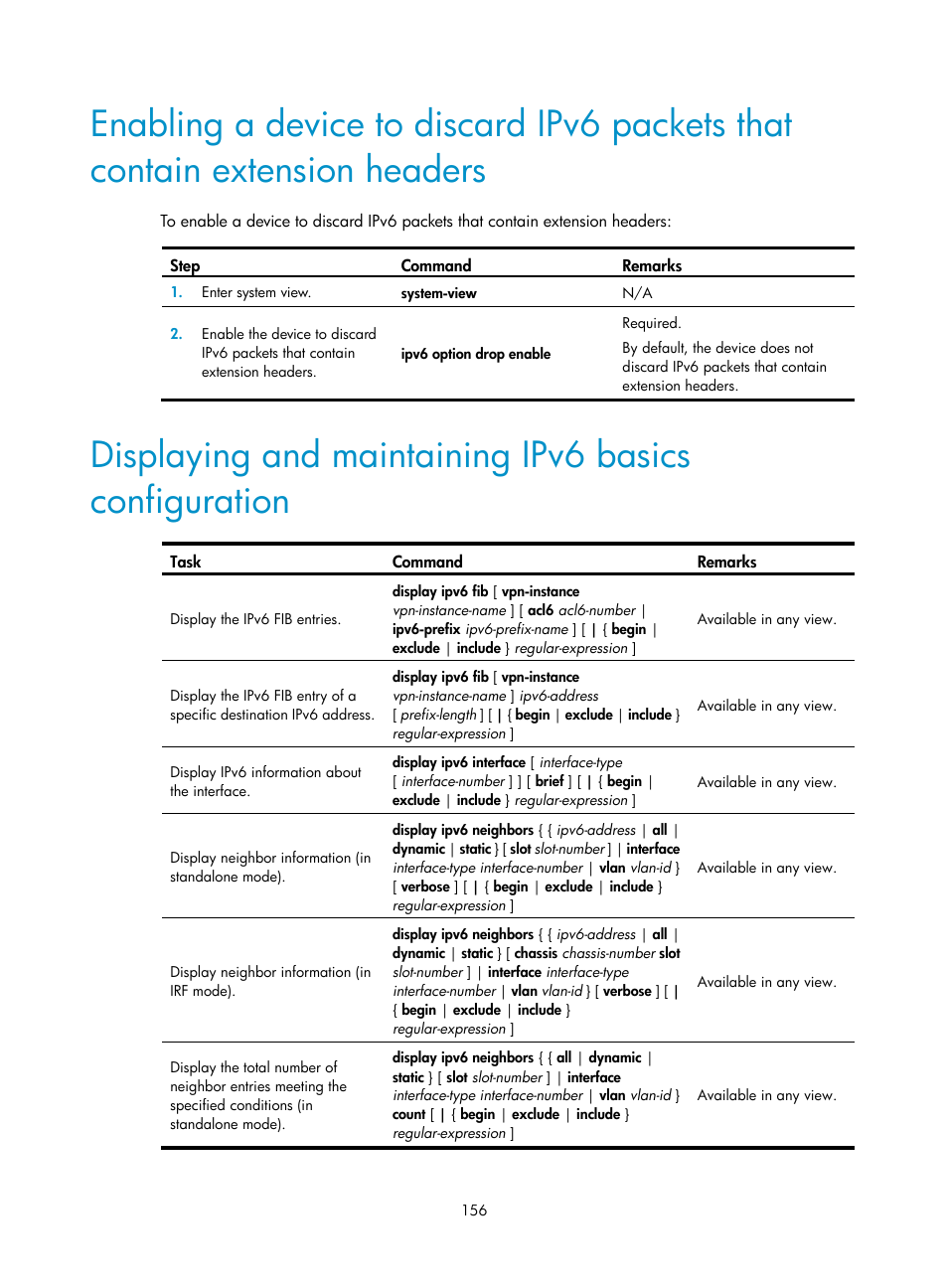 H3C Technologies H3C S12500 Series Switches User Manual | Page 170 / 249