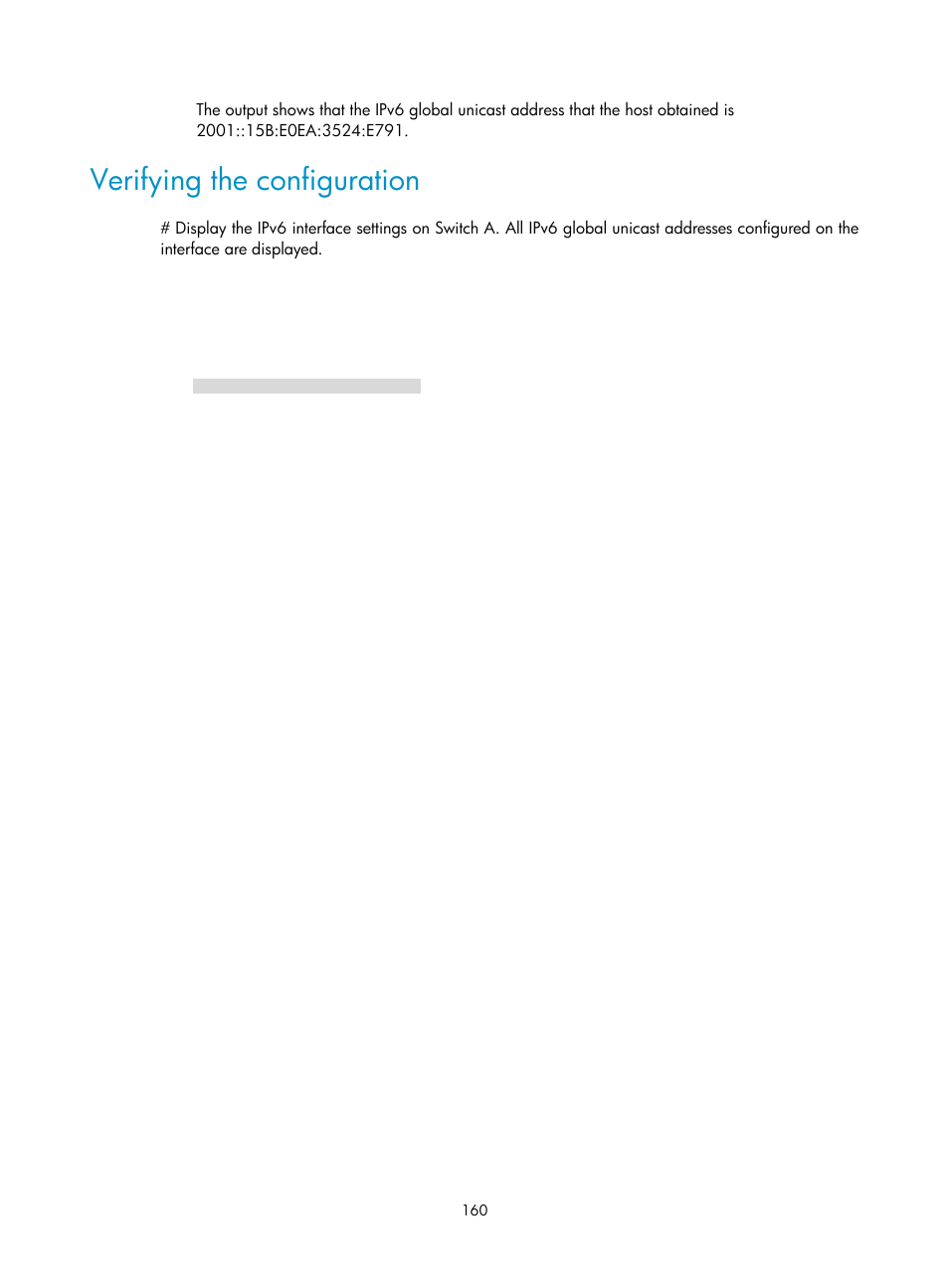 Verifying the configuration | H3C Technologies H3C S12500 Series Switches User Manual | Page 174 / 249