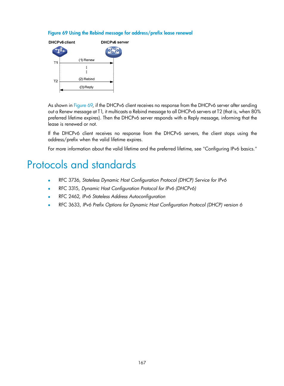 Protocols and standards | H3C Technologies H3C S12500 Series Switches User Manual | Page 181 / 249