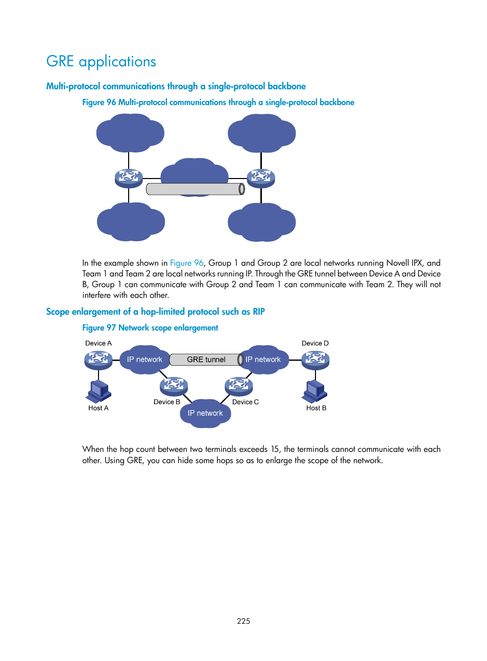 Gre applications | H3C Technologies H3C S12500 Series Switches User Manual | Page 239 / 249