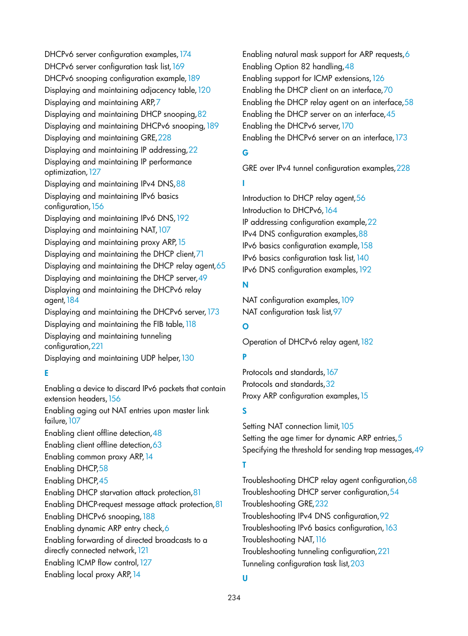 E g i, N o p s t u | H3C Technologies H3C S12500 Series Switches User Manual | Page 248 / 249